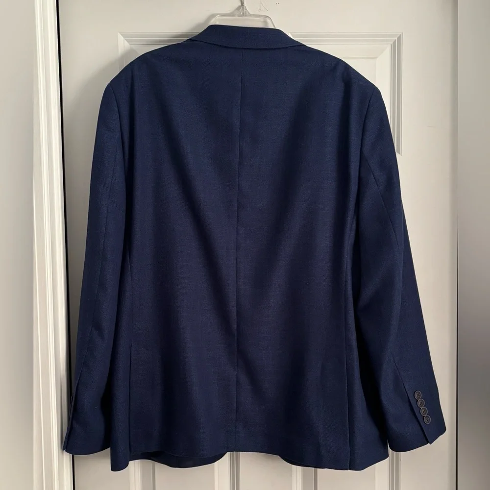 Nautica Navy Blue Sport Coat - Size 42S - Picture 2 of 5